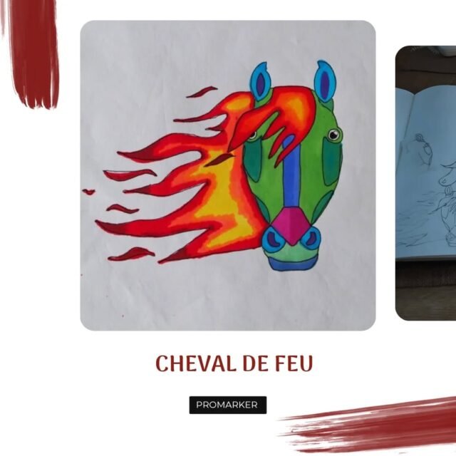 Cheval de Feu 🐴🔥
[Promarker - Papier layout 100g FSC - Format paysage 21x15 cm]

Inspiration Nouvel An Chinois 🇨🇳🎏🎊

#illustrations #Promarker #nouvelanchoinois #cheval #artengagé