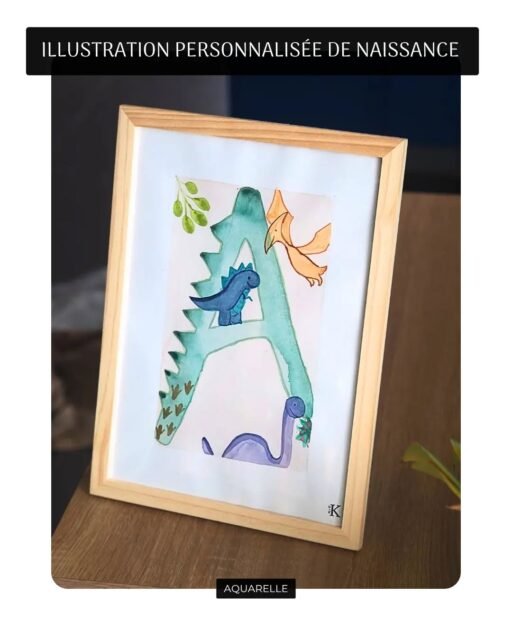 💫 Commande personnalisée 💫 

J'ai eu le plaisir de réaliser ces deux illustrations personnalisées à l'aquarelle pour célébrer deux naissances. 

Une initiale, un univers… et beaucoup de douceur pour créer un souvenir unique. 

J'aime imaginer des créations qui vous ressemblent et raconter votre histoire en images. Chaque commande est une nouvelle aventure, et savoir que mes illustrations trouvent leur place chez vous est la plus belle des récompenses. Merci pour votre confiance 💙 

💡 Une idée en tête ? Pour une naissance, un anniversaire, un mariage ou simplement pour vous faire plaisir, je serais ravie de créer une illustration pensée spécialement pour vous. 

✉️ Écrivez-moi en message privé ou via mon site internet. 

🌼 Et vous, pour quelle occasion aimeriez-vous offrir ou recevoir une illustration personnalisée ? 

#illustrationpersonnalisee #illustration #aquarelle #cadeaudenaissance #faitmain