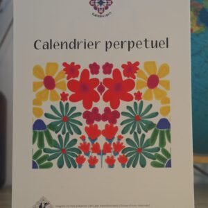 Calendrier perpétuel - Fleurs de saison