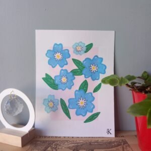 Illustration Fleur Bleue